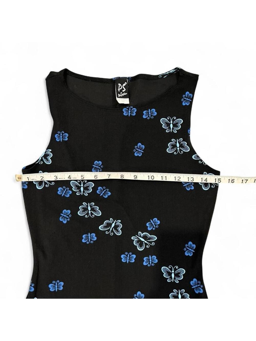 Vintage Y2K Butterfly Print Dress - Picture 5 of 8